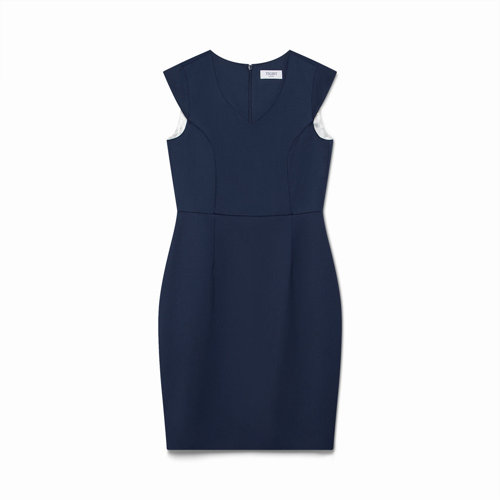 Gene Navy Blue Petite Dress 10 Gene Navy Blue Petite Dress 10