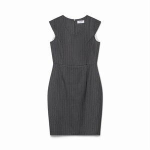 petite grey dress Womens PixieGirl Petite Grey Long Sleeve Check Midaxi Dress US 2 Petite